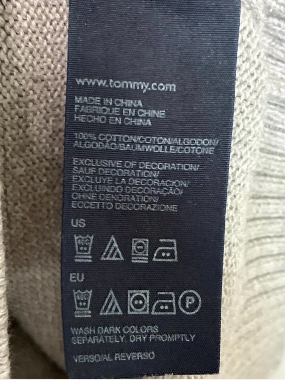 Tommy Hilfiger soft knit